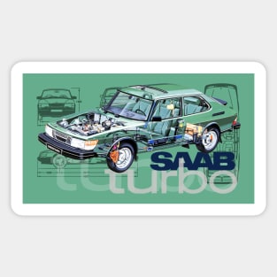 SAAB 900 TURBO Sticker